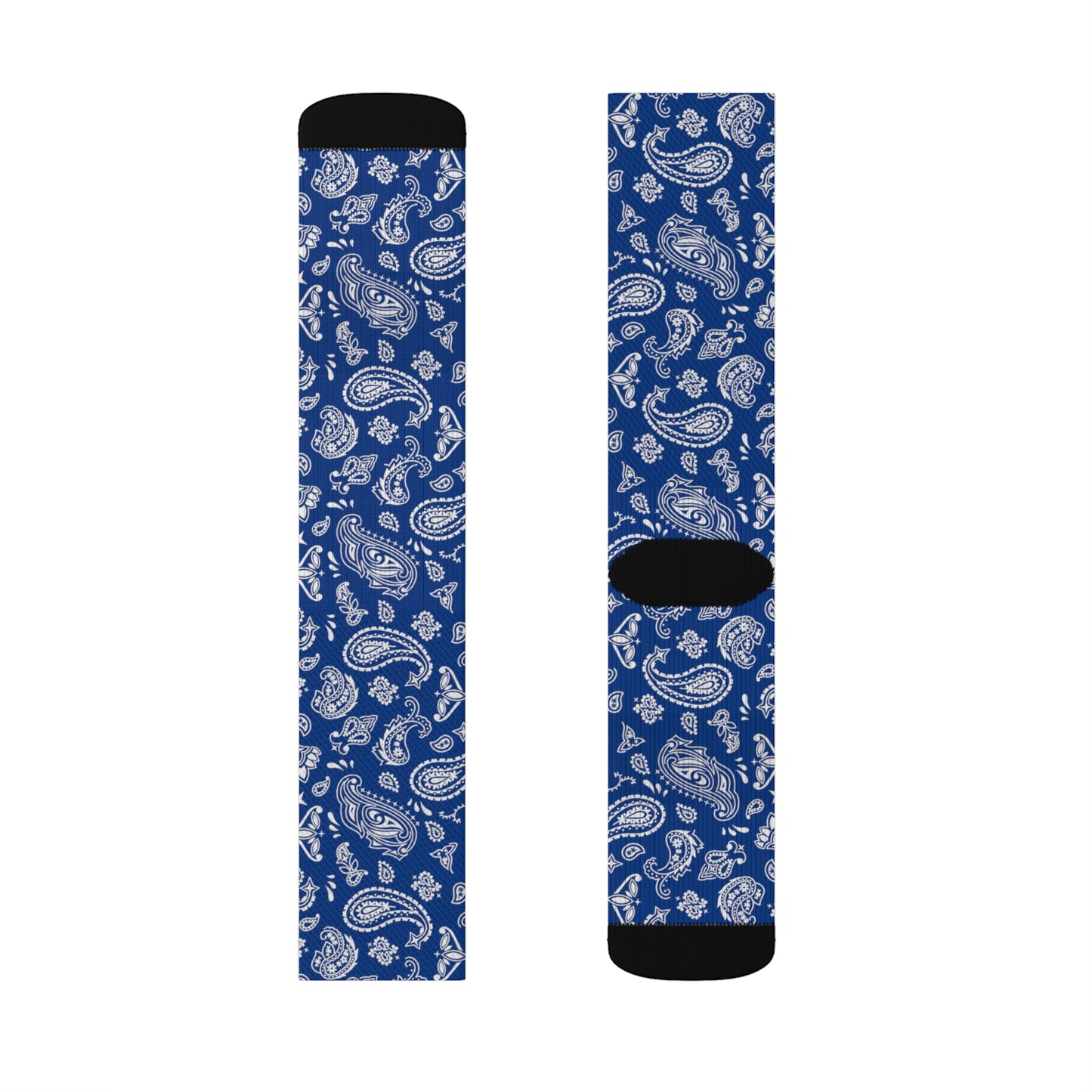 Blue Bandana Socks