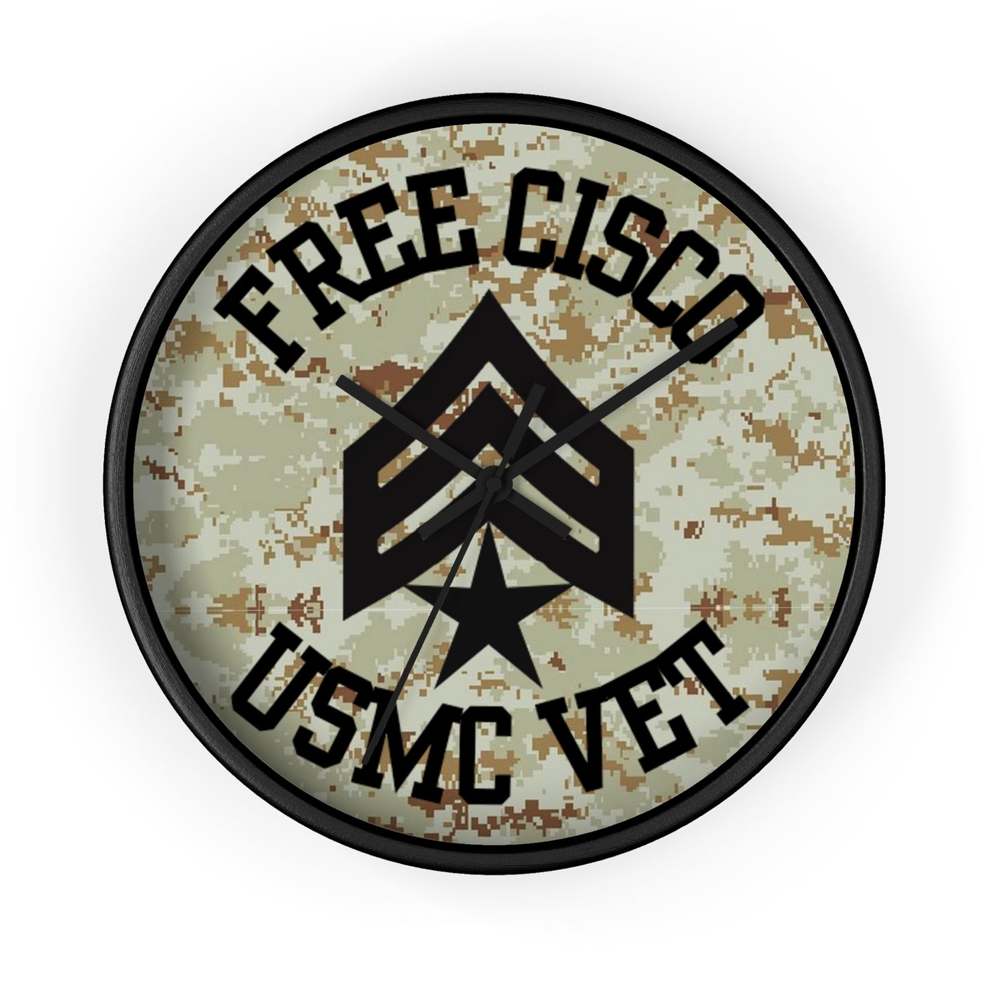 Free Cisco Desert Camo Wall Clock