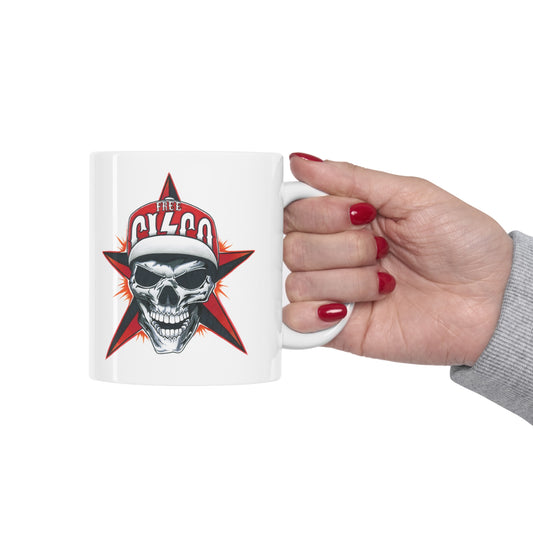 Skull Ceramic Mug 11oz