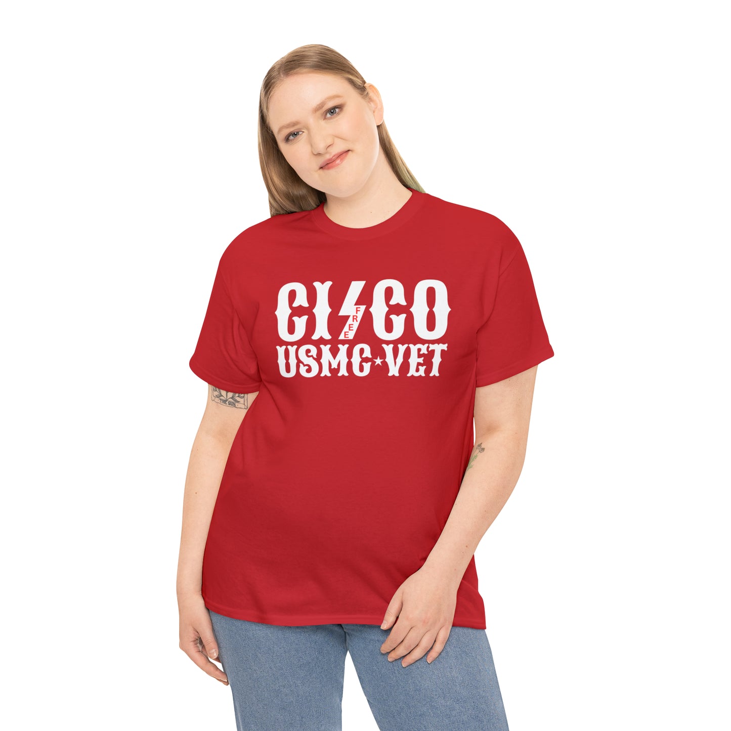 Free Cisco USMC VET Red/White