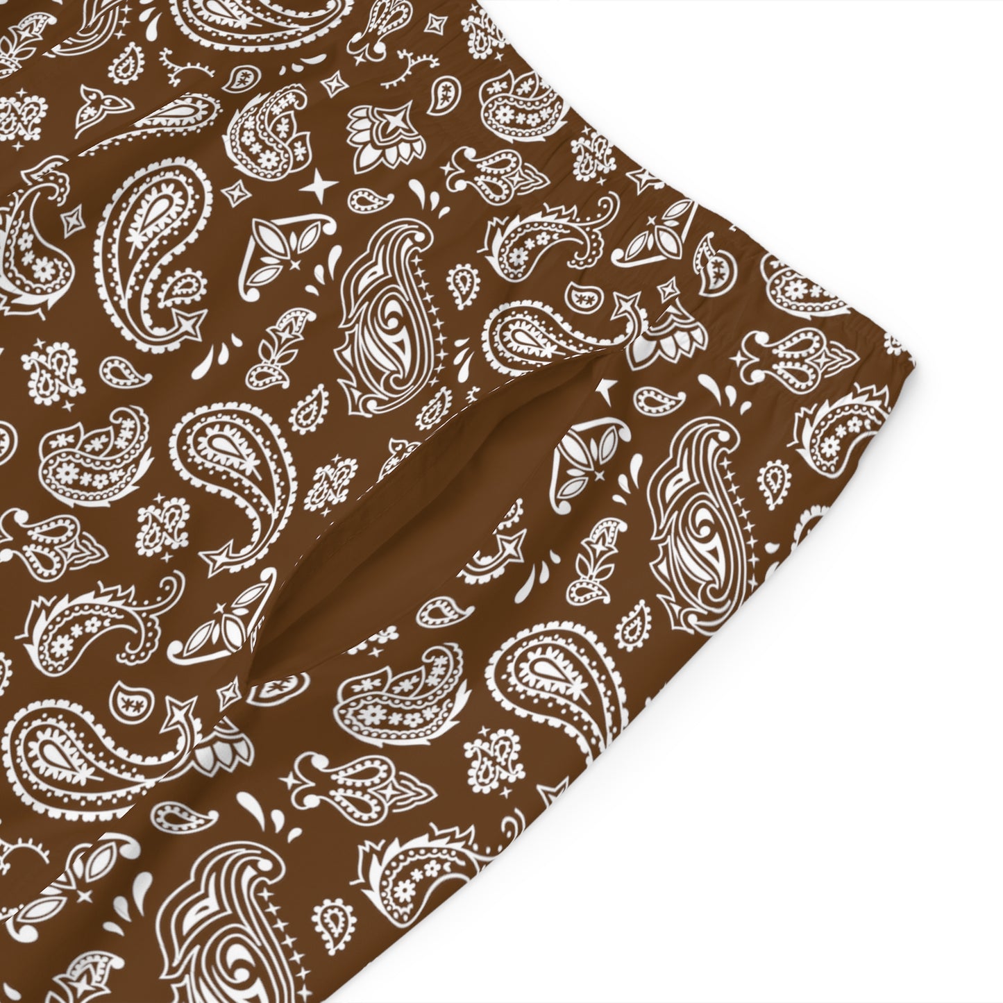 Brown Bandana Board Shorts