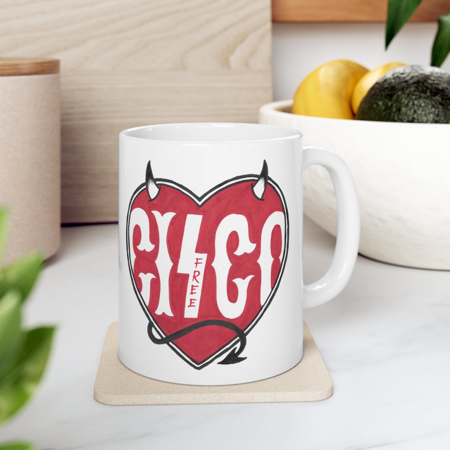 Heart Ceramic Mug 11oz