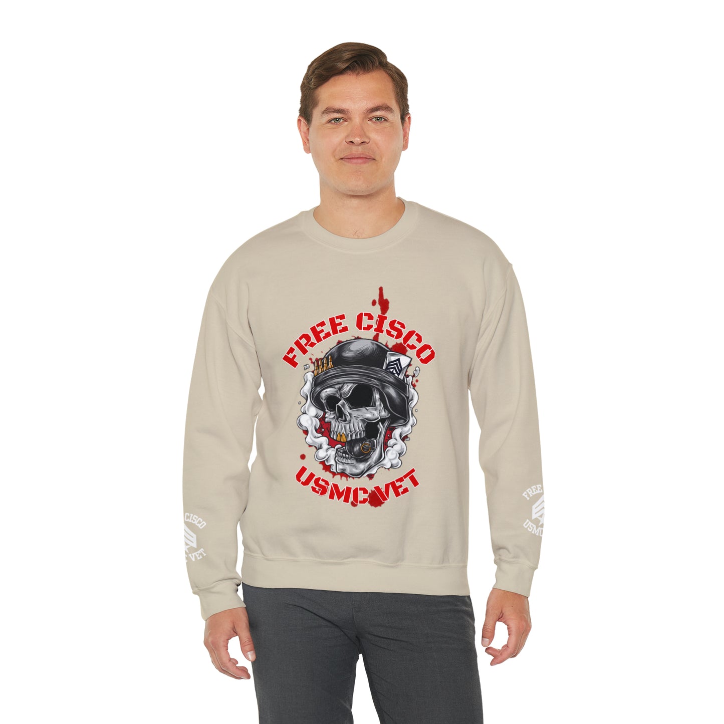 War Skull Sweatshirt