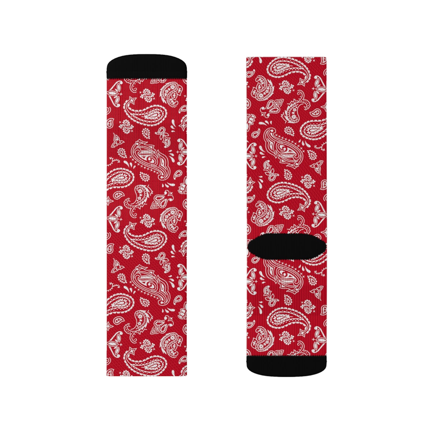 Red Bandana Socks