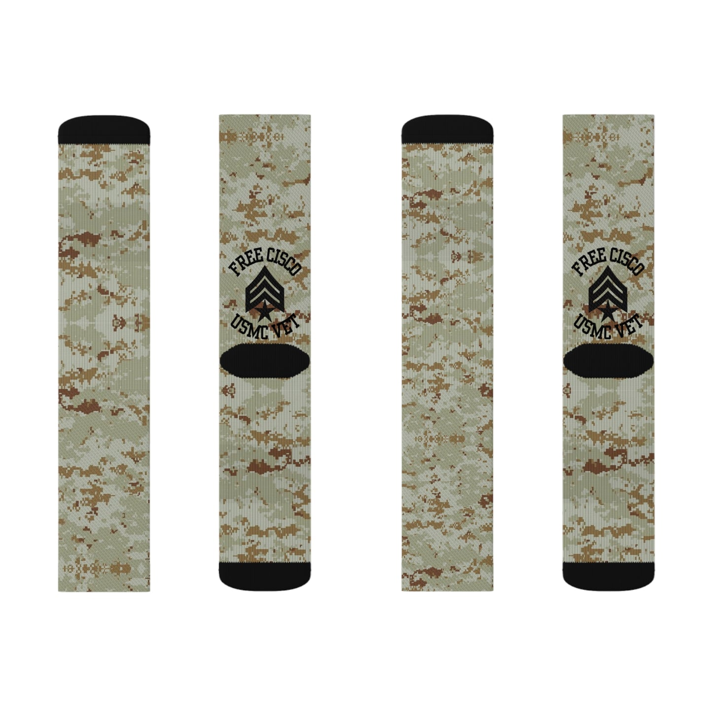 Desert Camo Free Cisco Sublimation Socks