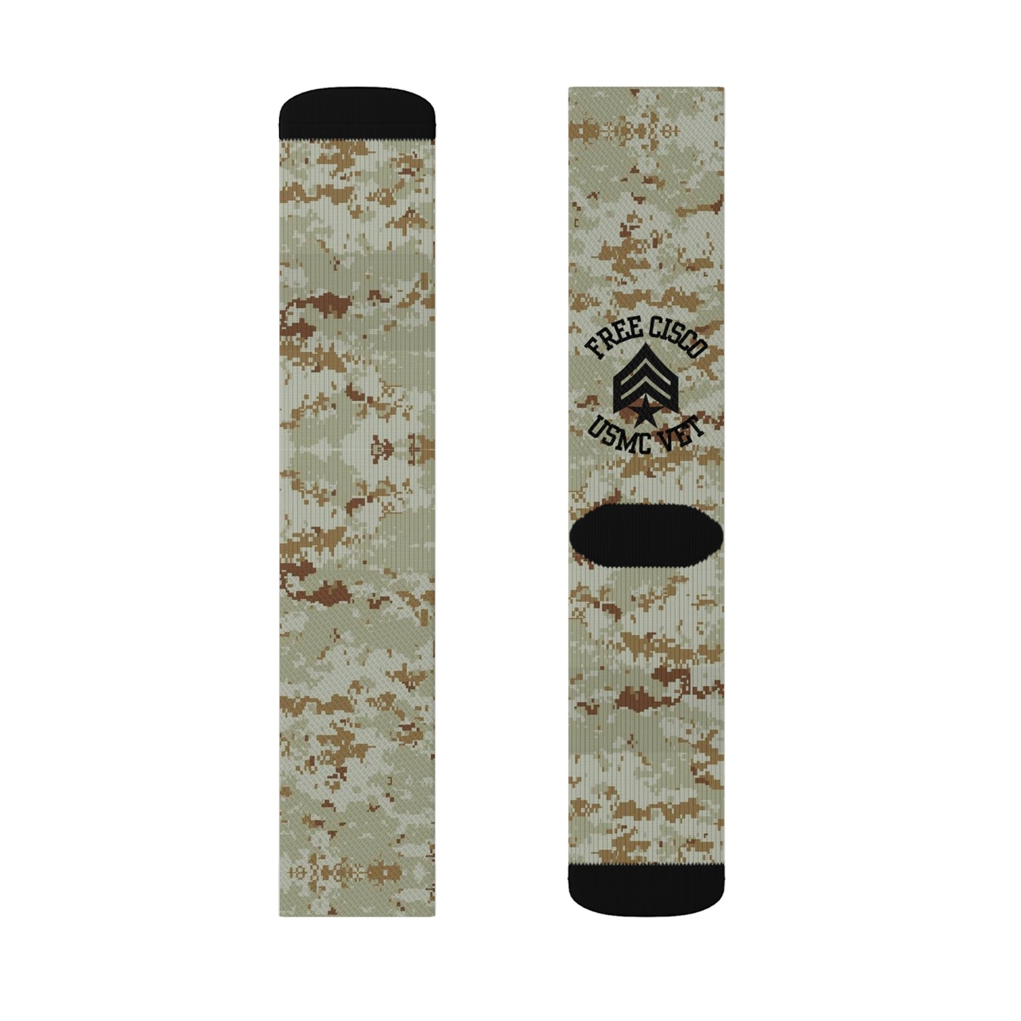 Desert Camo Free Cisco Sublimation Socks