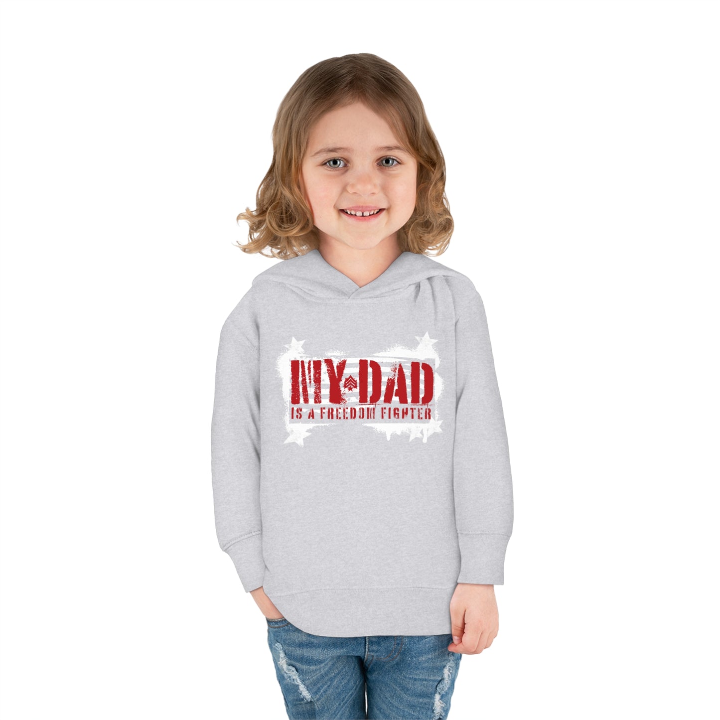 My Dad is a Freedom Fighter Toddler Hoodie