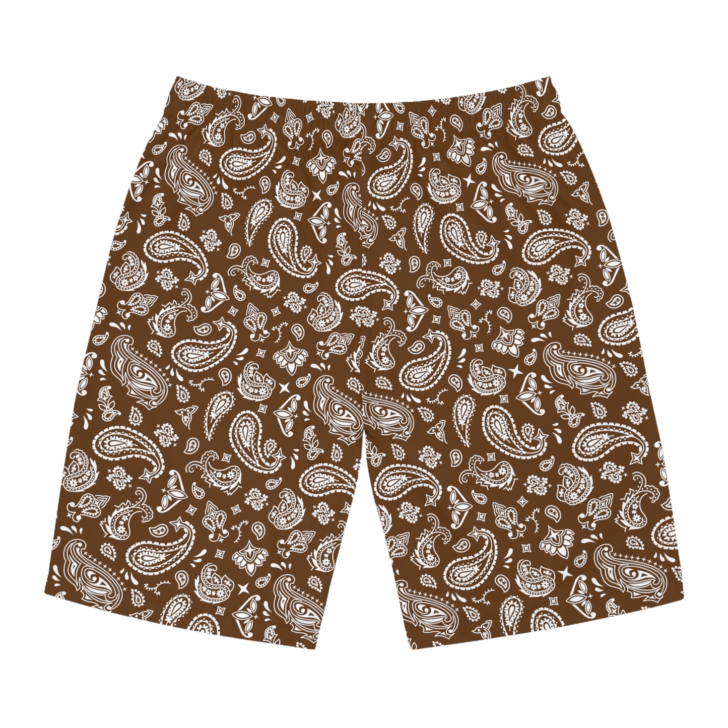 Brown Bandana Board Shorts