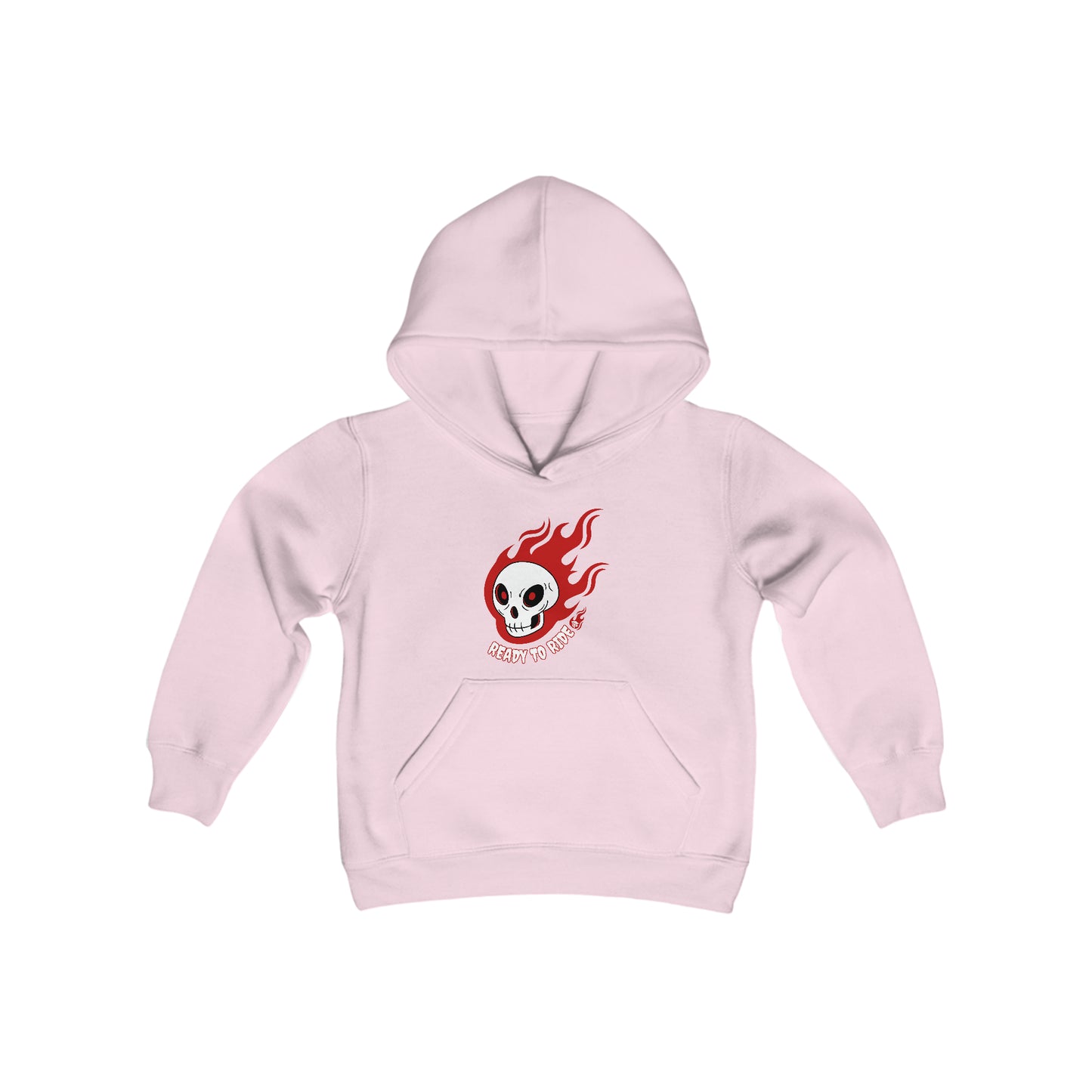 Ready to Ride Skull Youth Hoodie