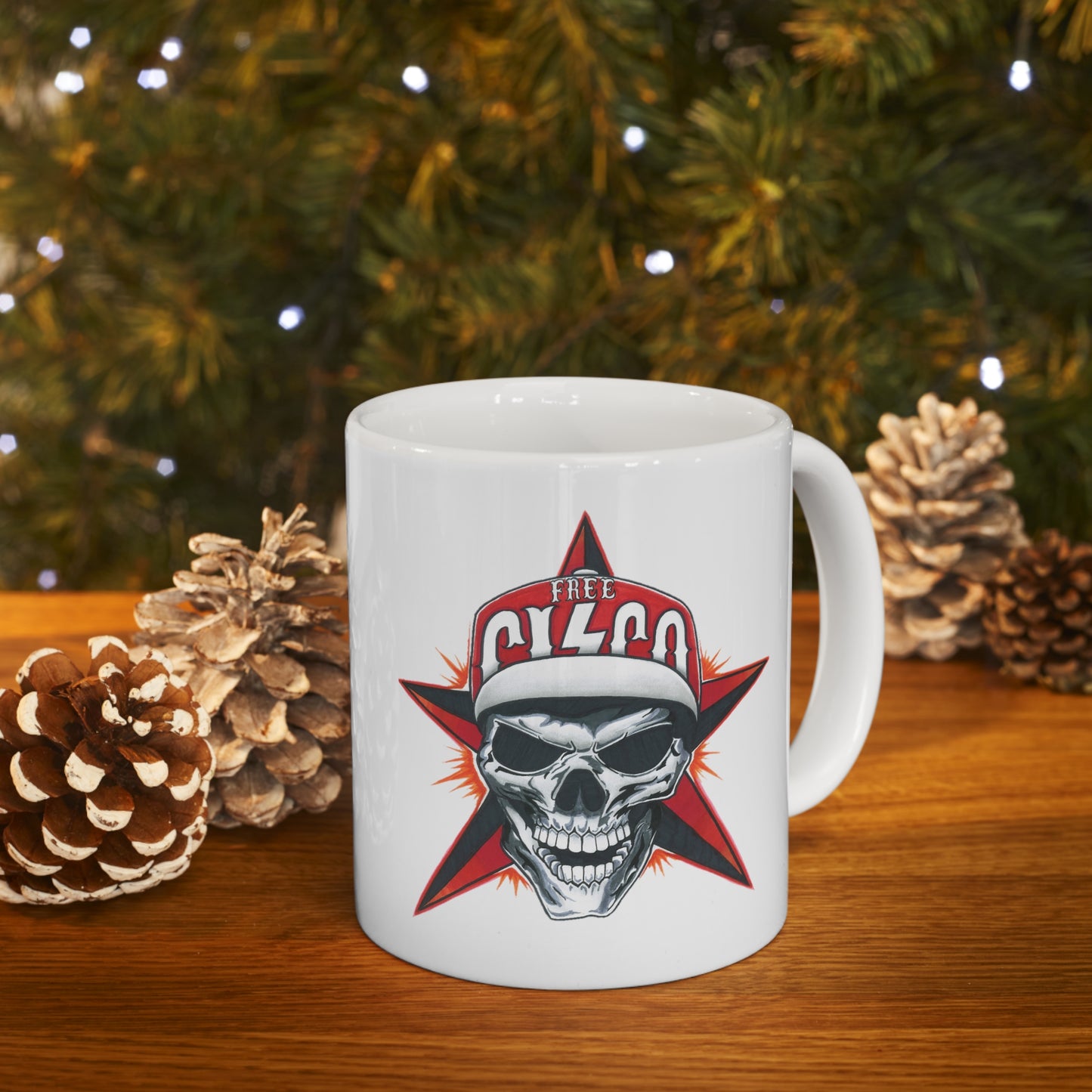 Skull Ceramic Mug 11oz