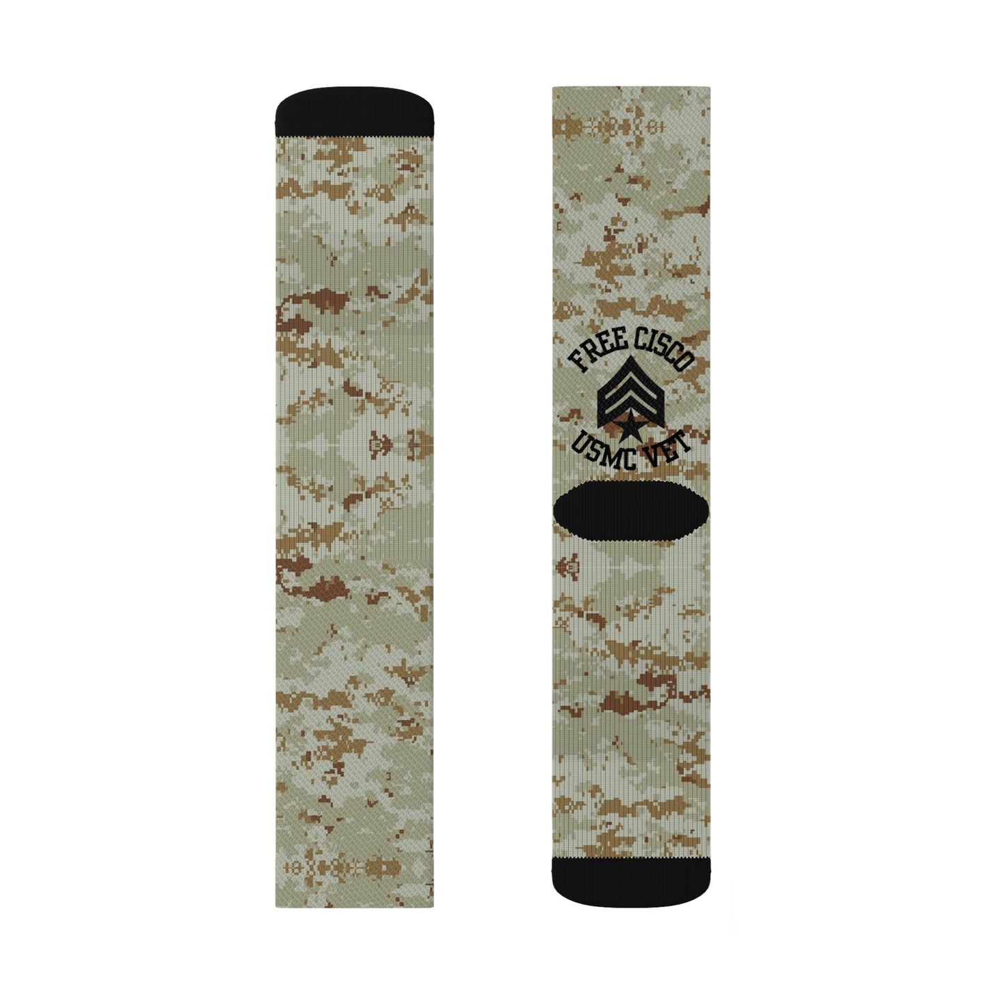 Desert Camo Free Cisco Sublimation Socks