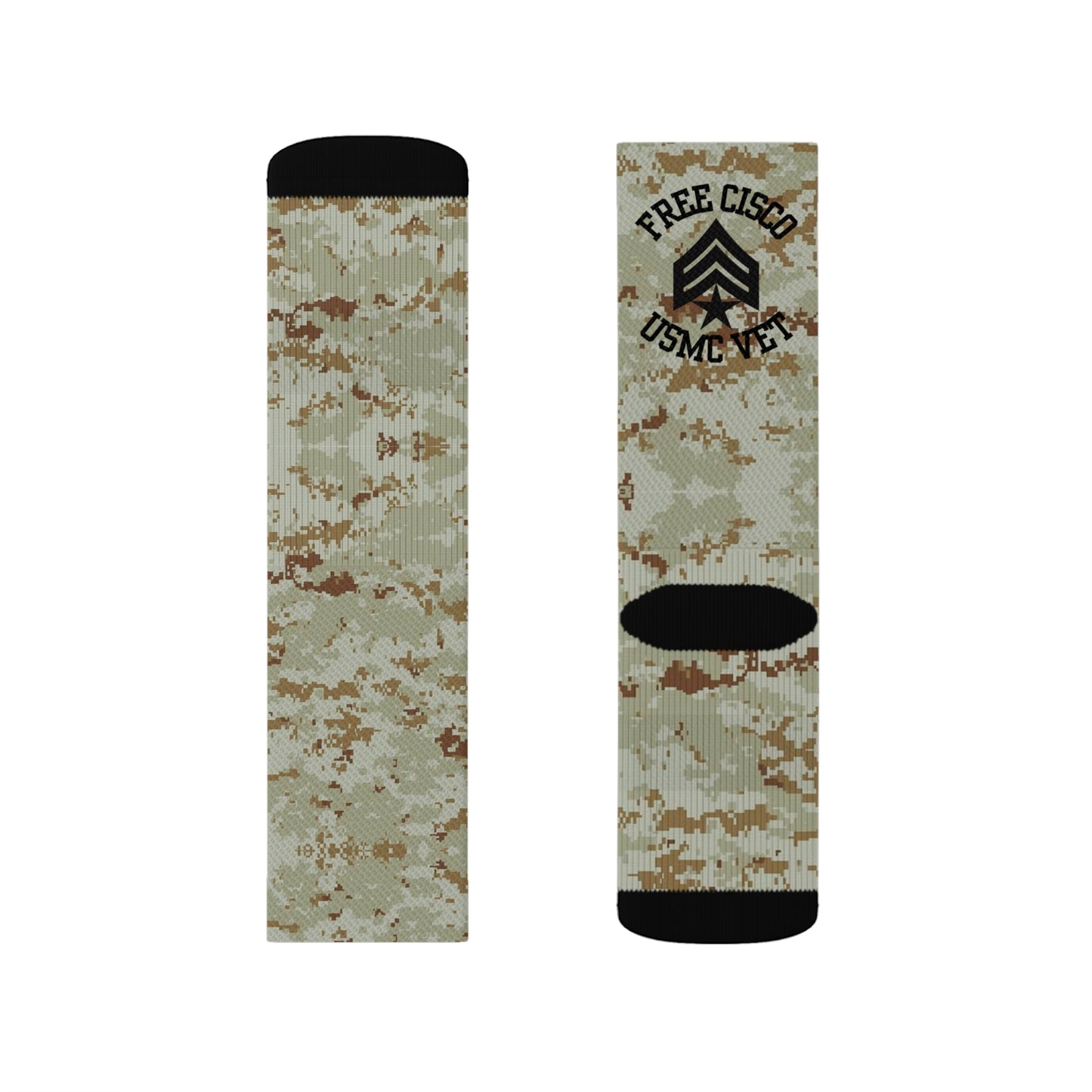 Desert Camo Free Cisco Sublimation Socks