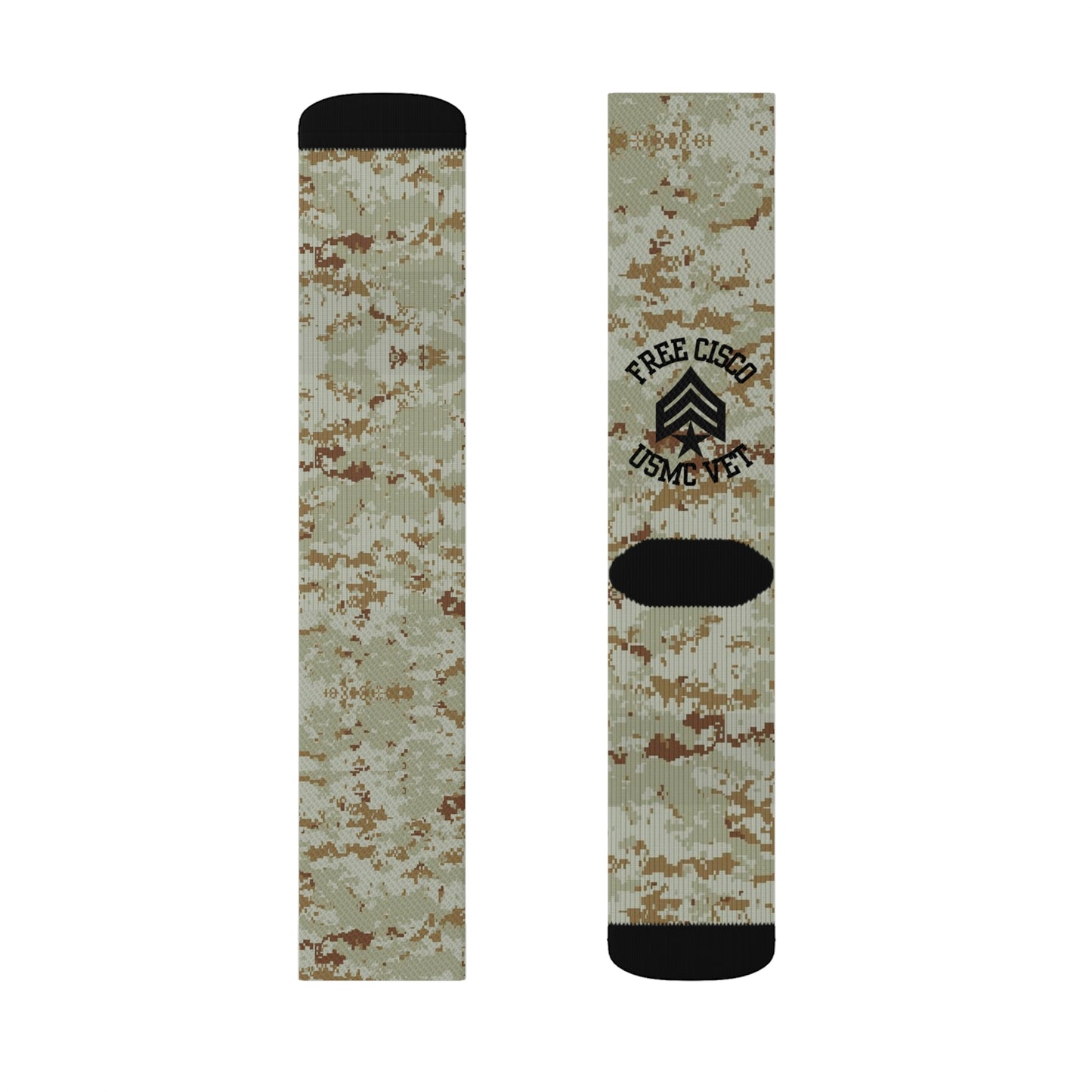 Desert Camo Free Cisco Sublimation Socks