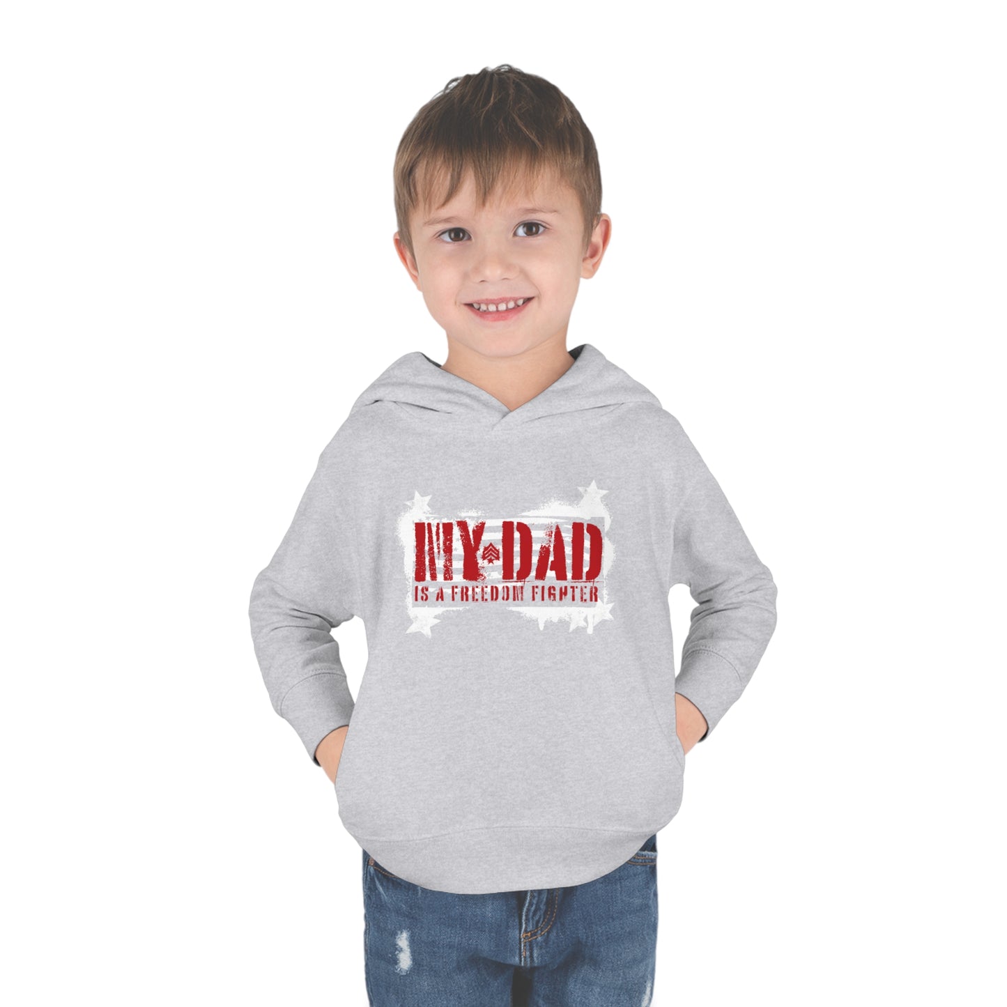 My Dad is a Freedom Fighter Toddler Hoodie