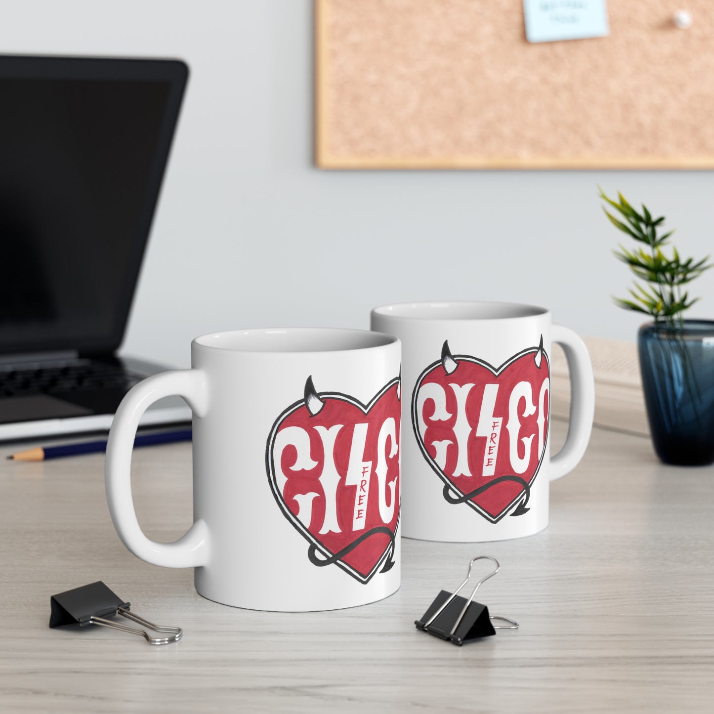 Heart Ceramic Mug 11oz