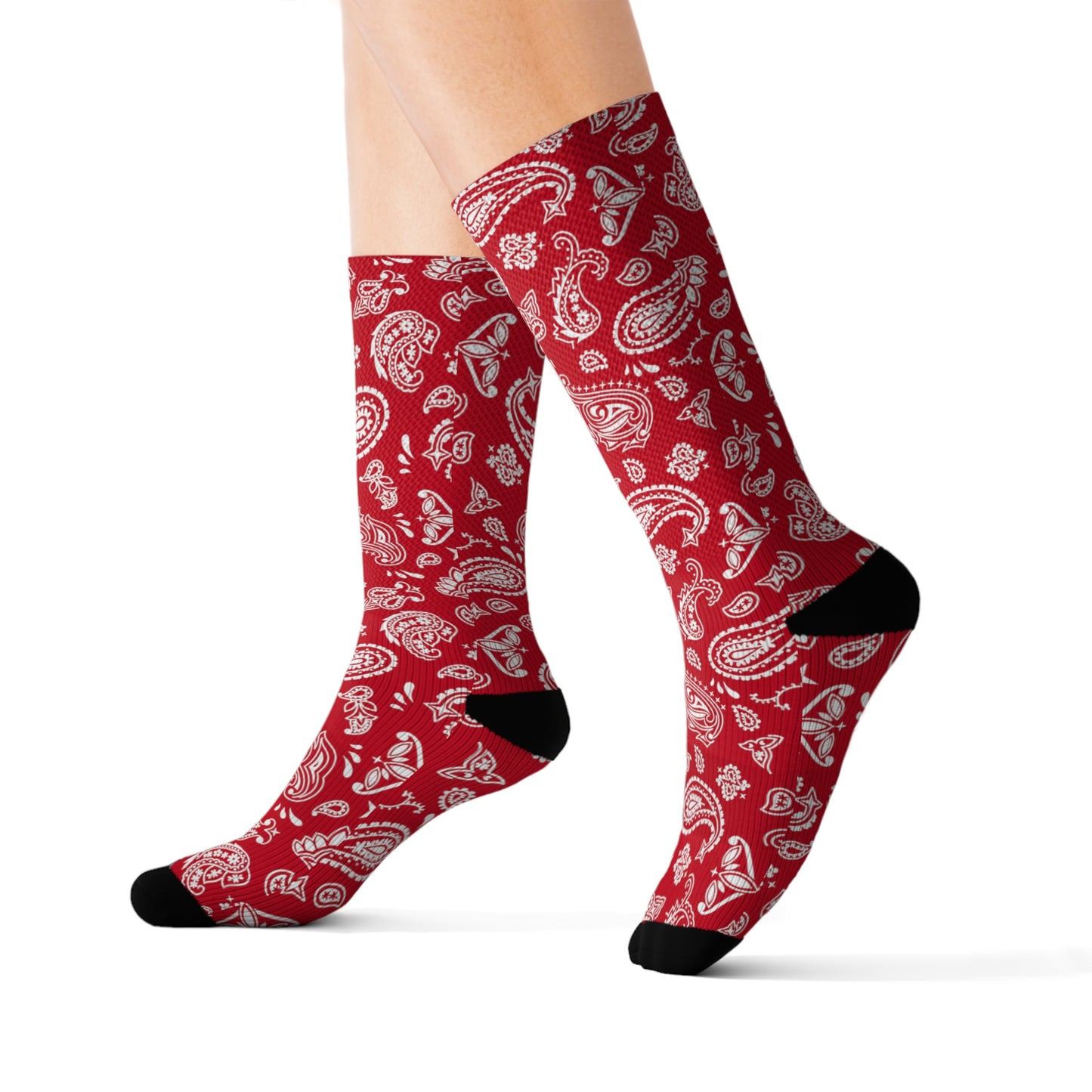 Red Bandana Socks