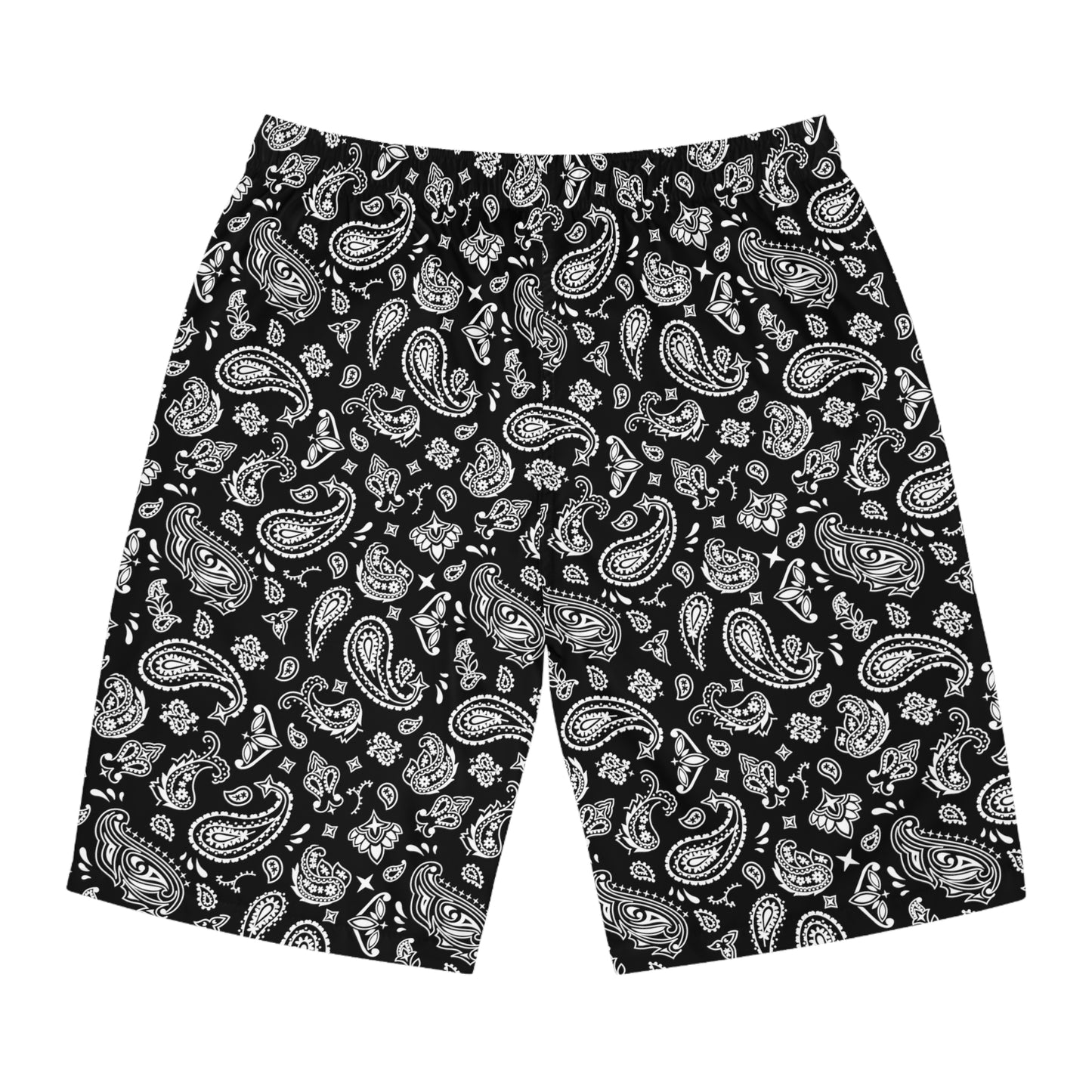 Black Bandana Board Shorts