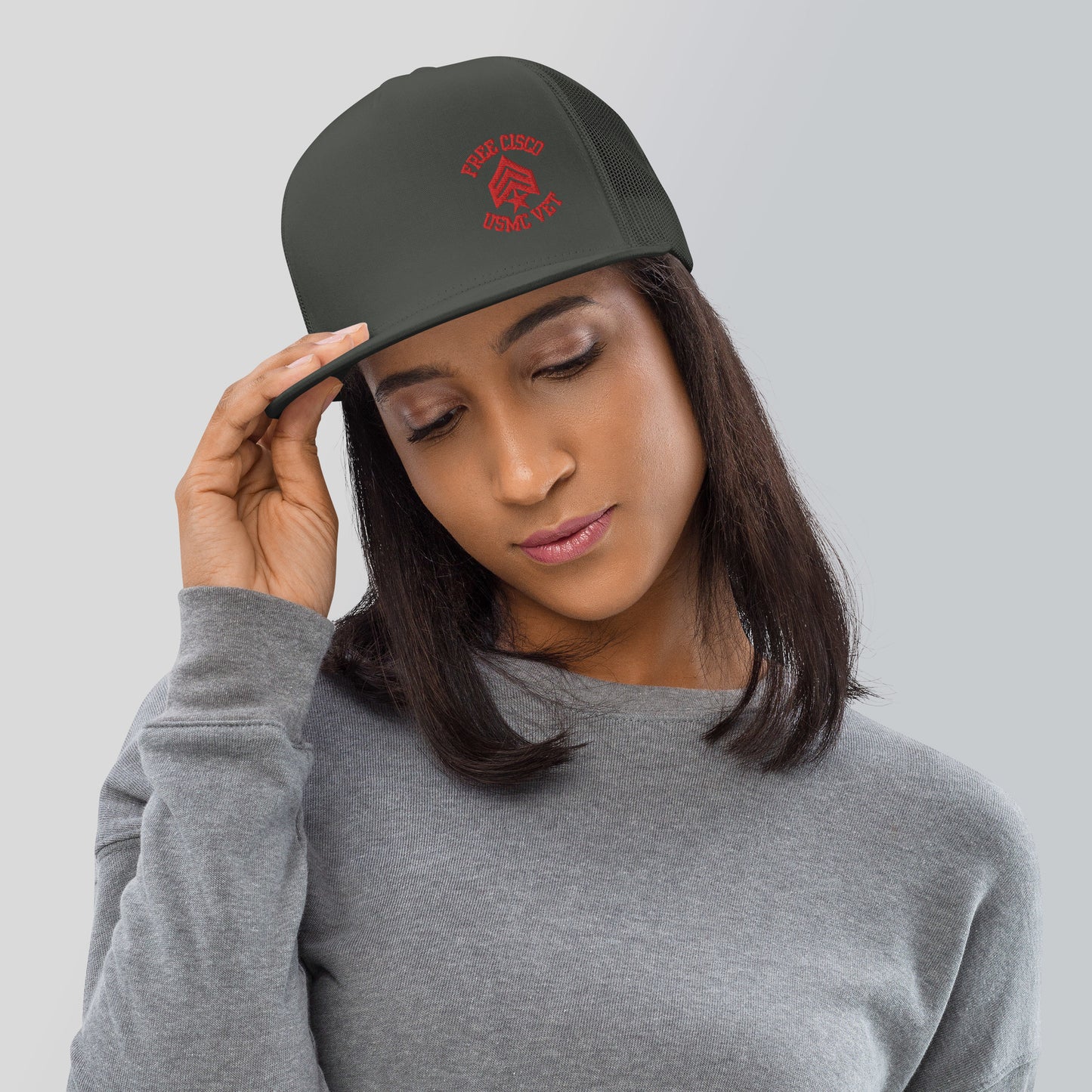 Free Cisco Red Logo Trucker Hat