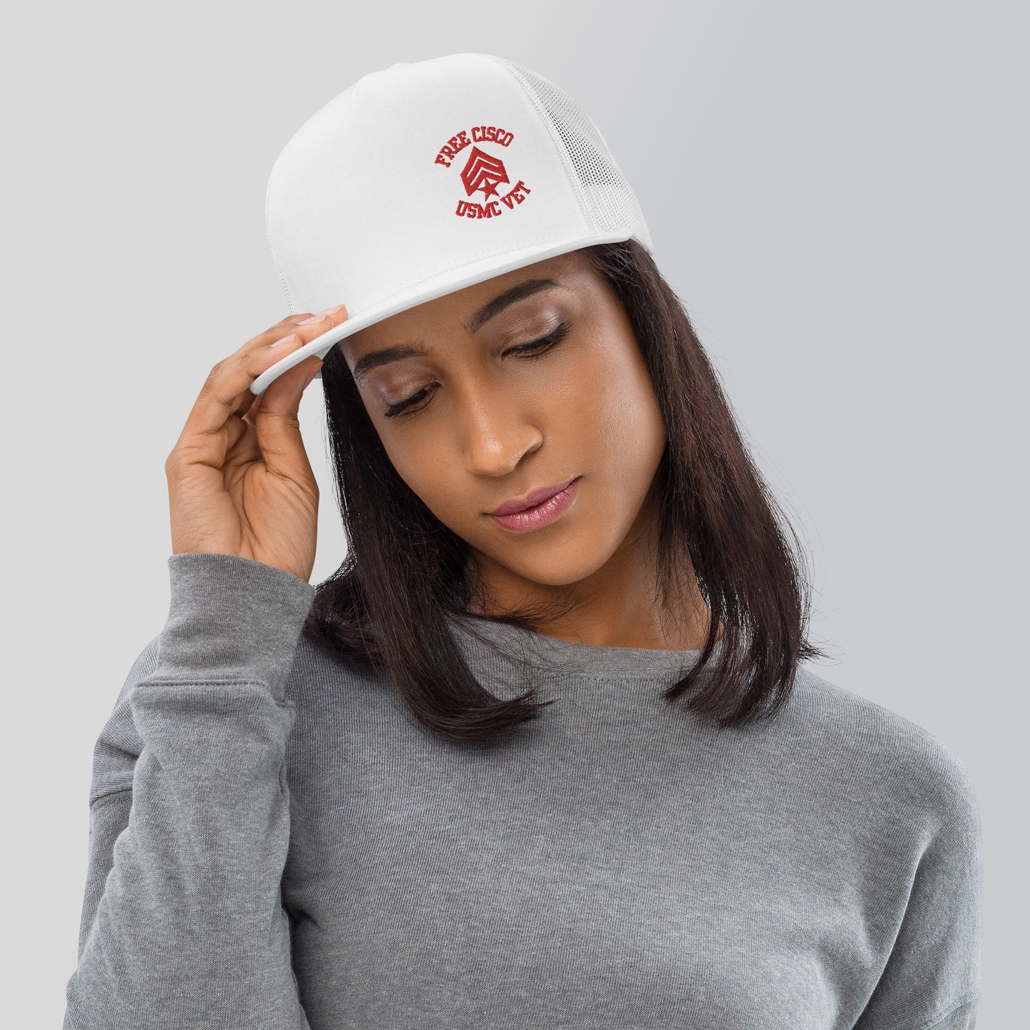 Free Cisco Red Logo Trucker Hat