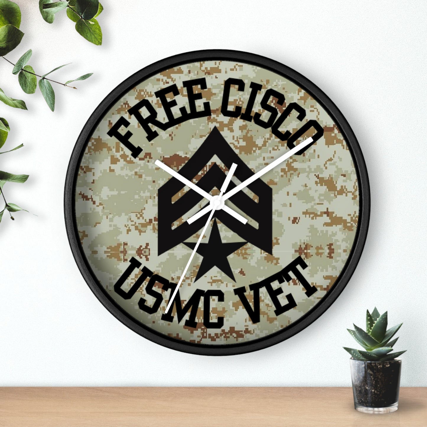 Free Cisco Desert Camo Wall Clock