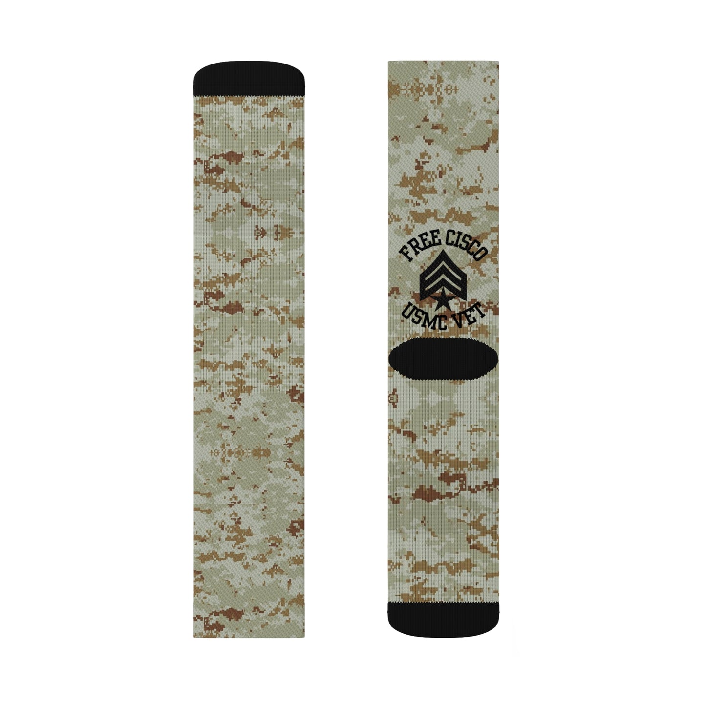 Desert Camo Free Cisco Sublimation Socks