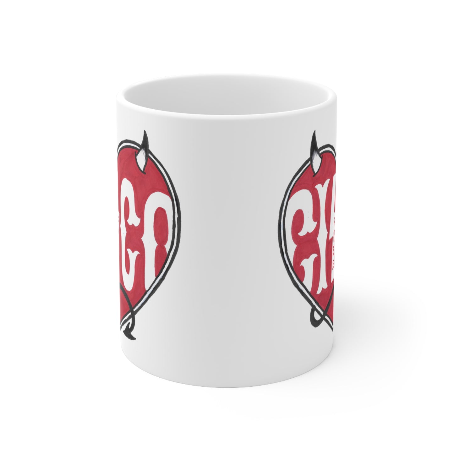 Heart Ceramic Mug 11oz