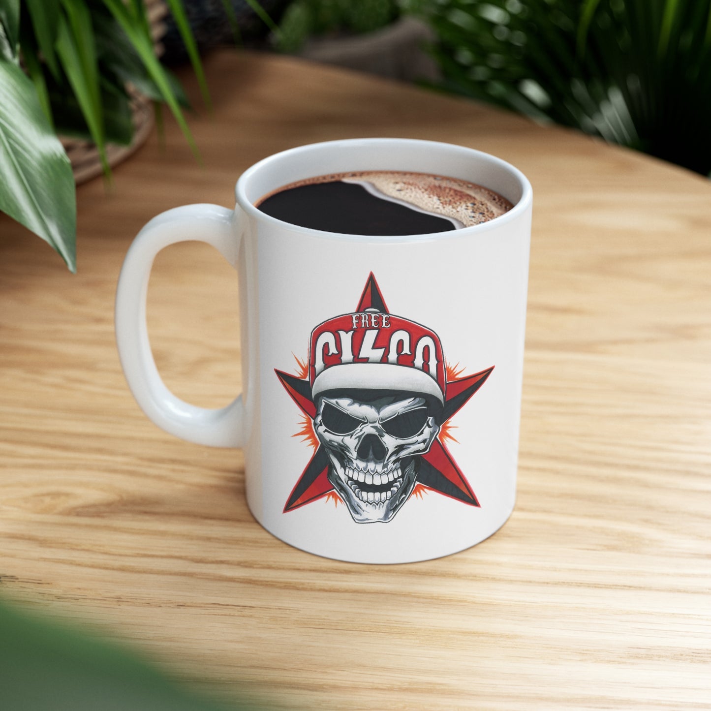 Skull Ceramic Mug 11oz