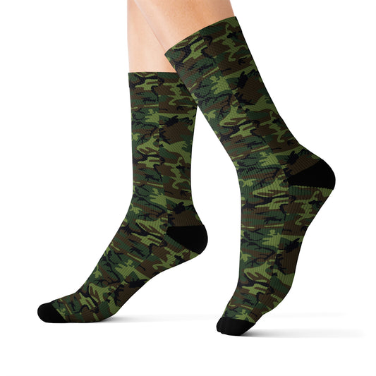 Woodland Camo Socks