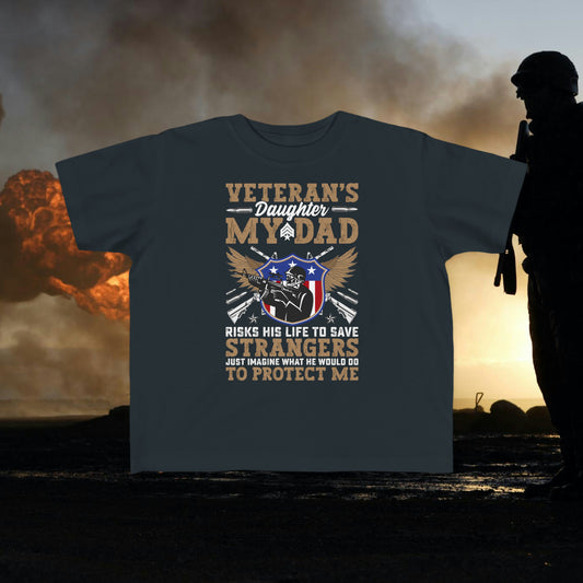 Veteran Daughter Toddler's Tee