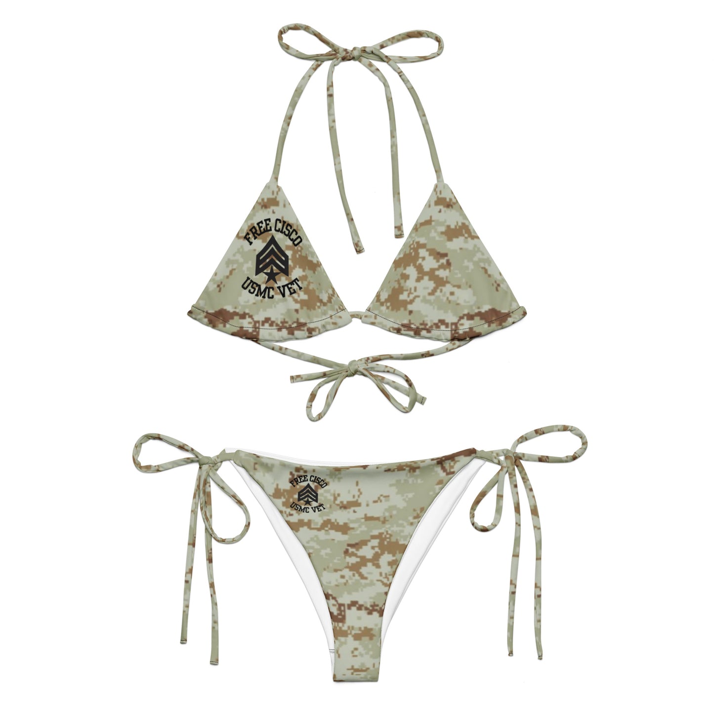 Free Cisco Desert Camo string bikini