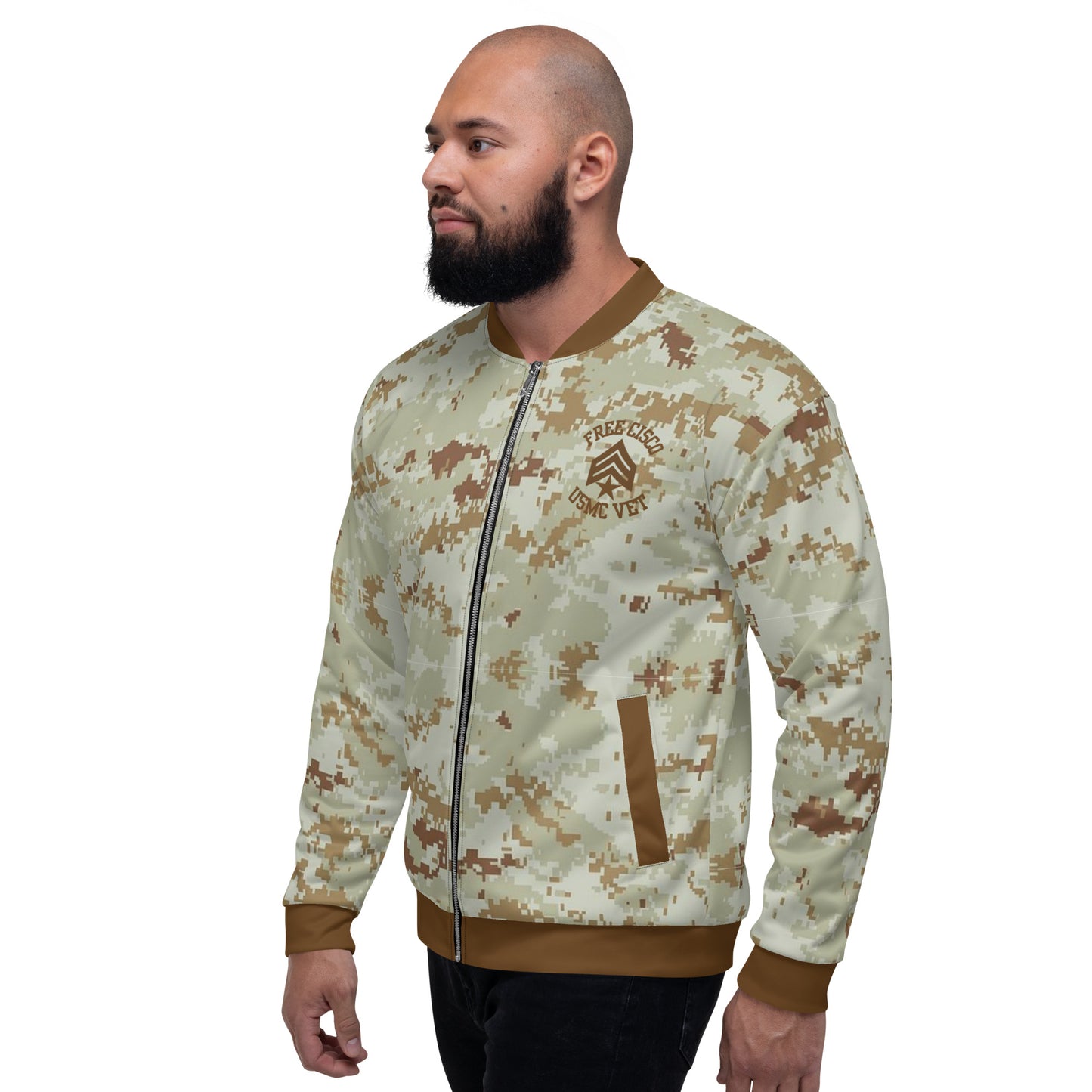 Free Cisco Desert Camo Bomber Jacket