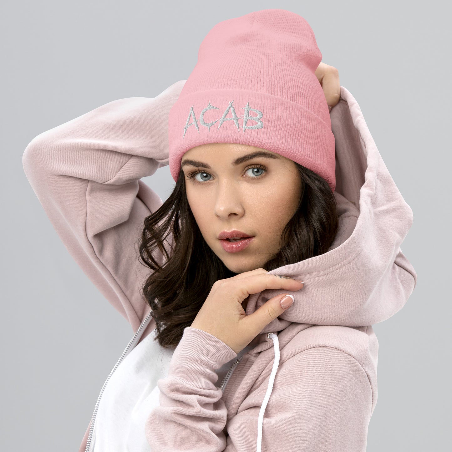 ACAB (White) Beanie