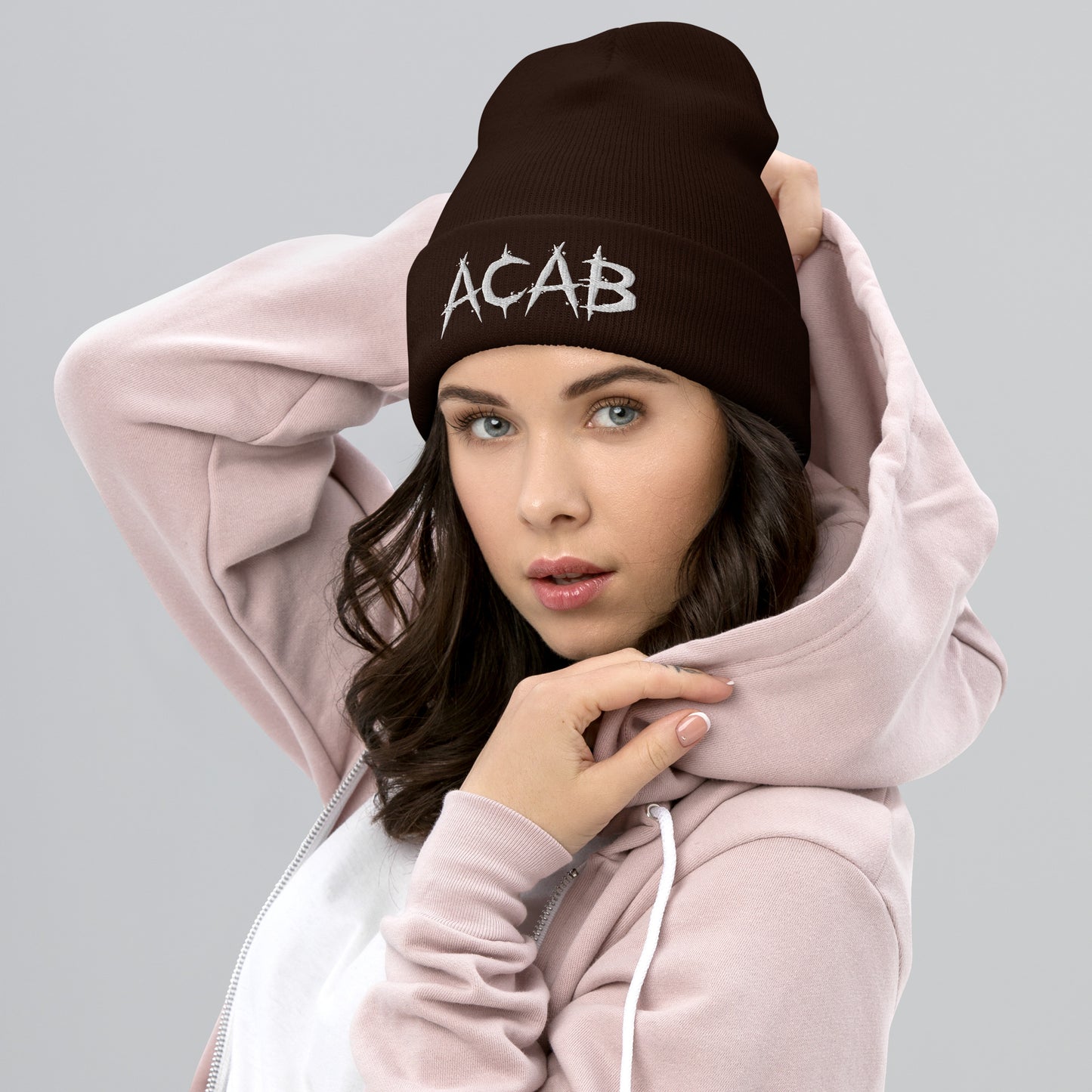 ACAB (White) Beanie