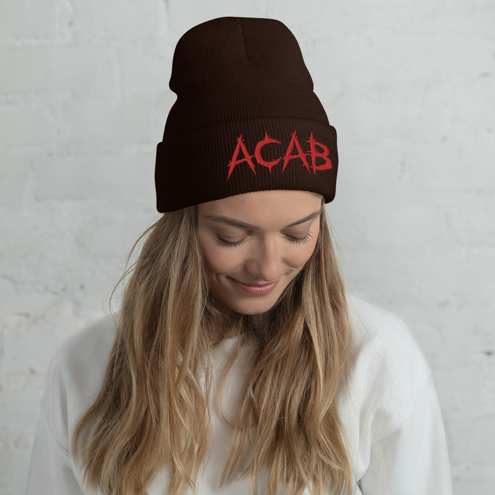 ACAB (Red) Beanie