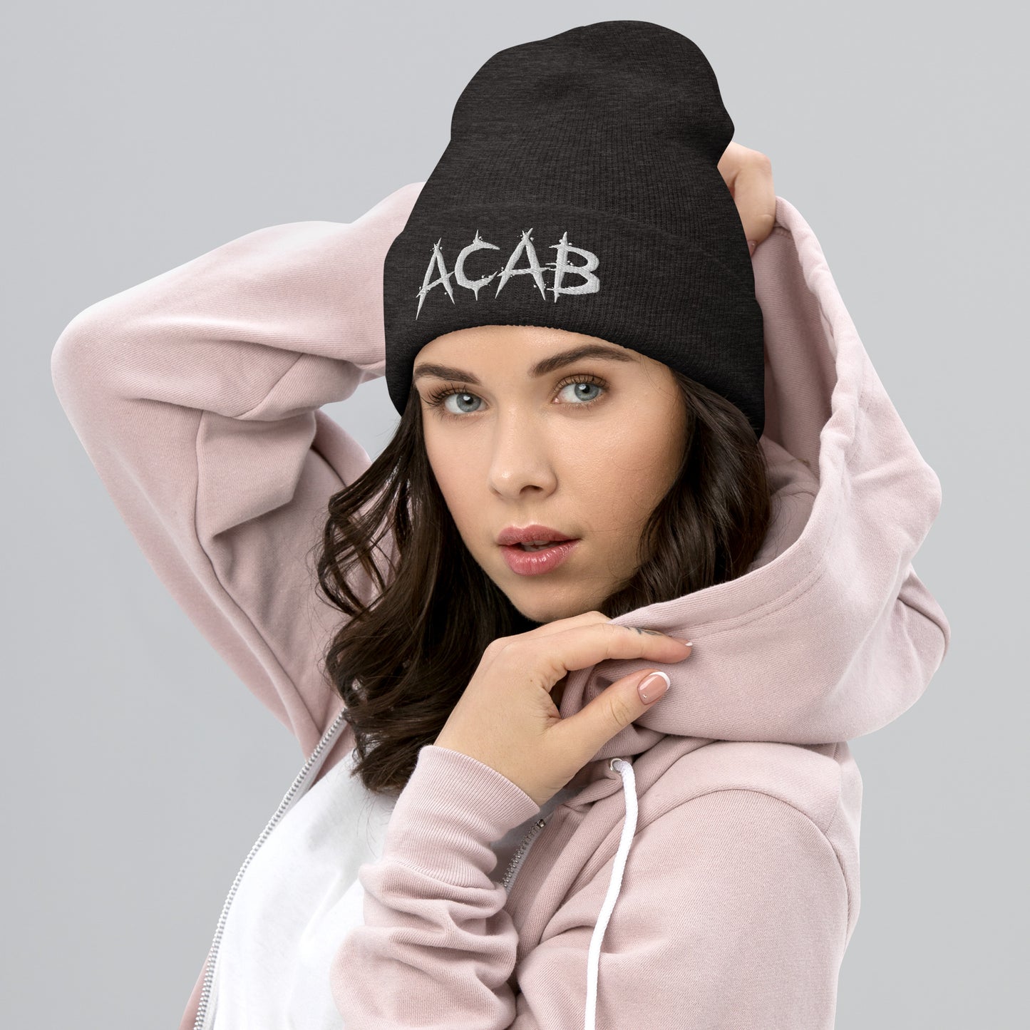 ACAB (White) Beanie