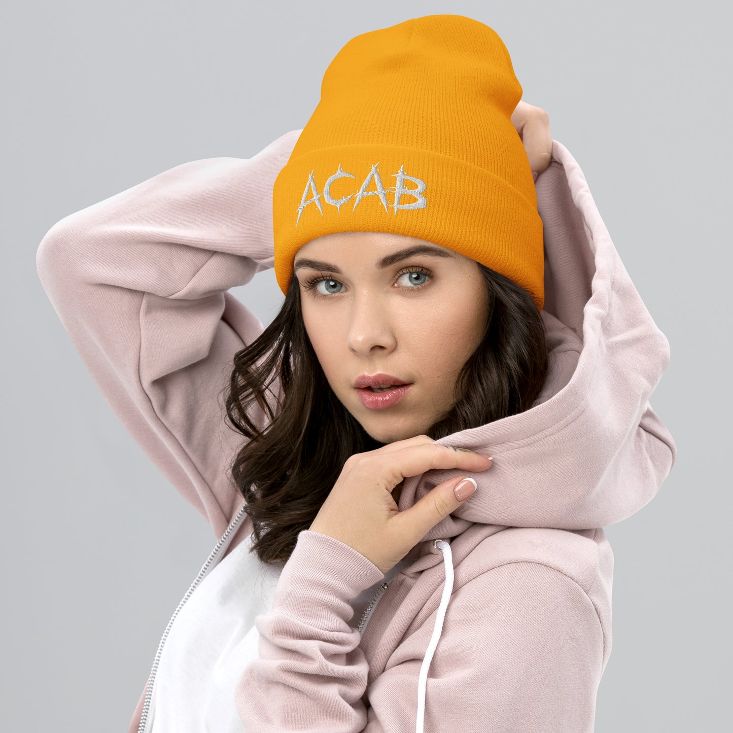 ACAB (White) Beanie