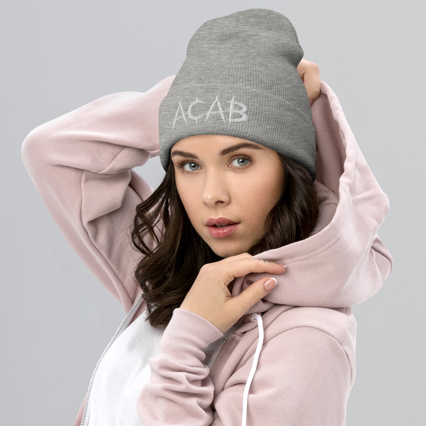 ACAB (White) Beanie