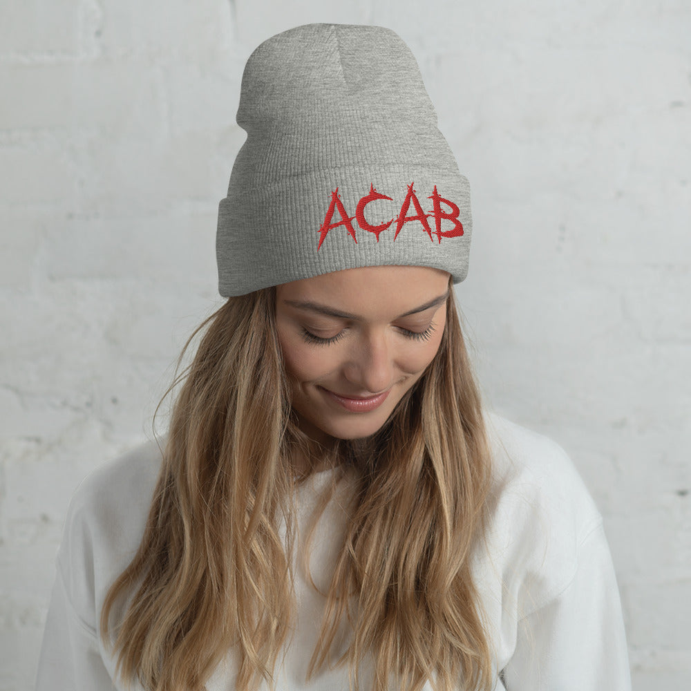 ACAB (Red) Beanie