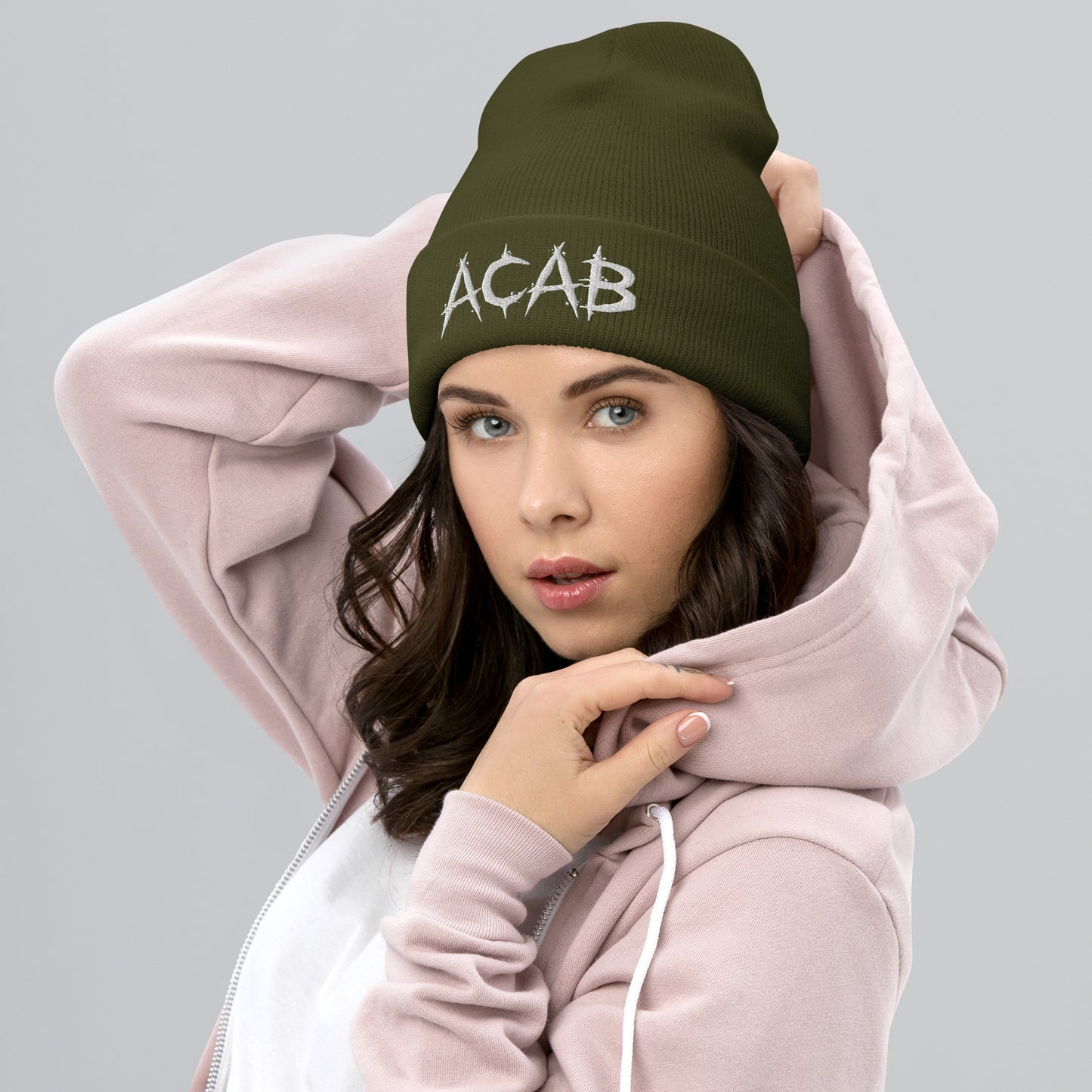 ACAB (White) Beanie