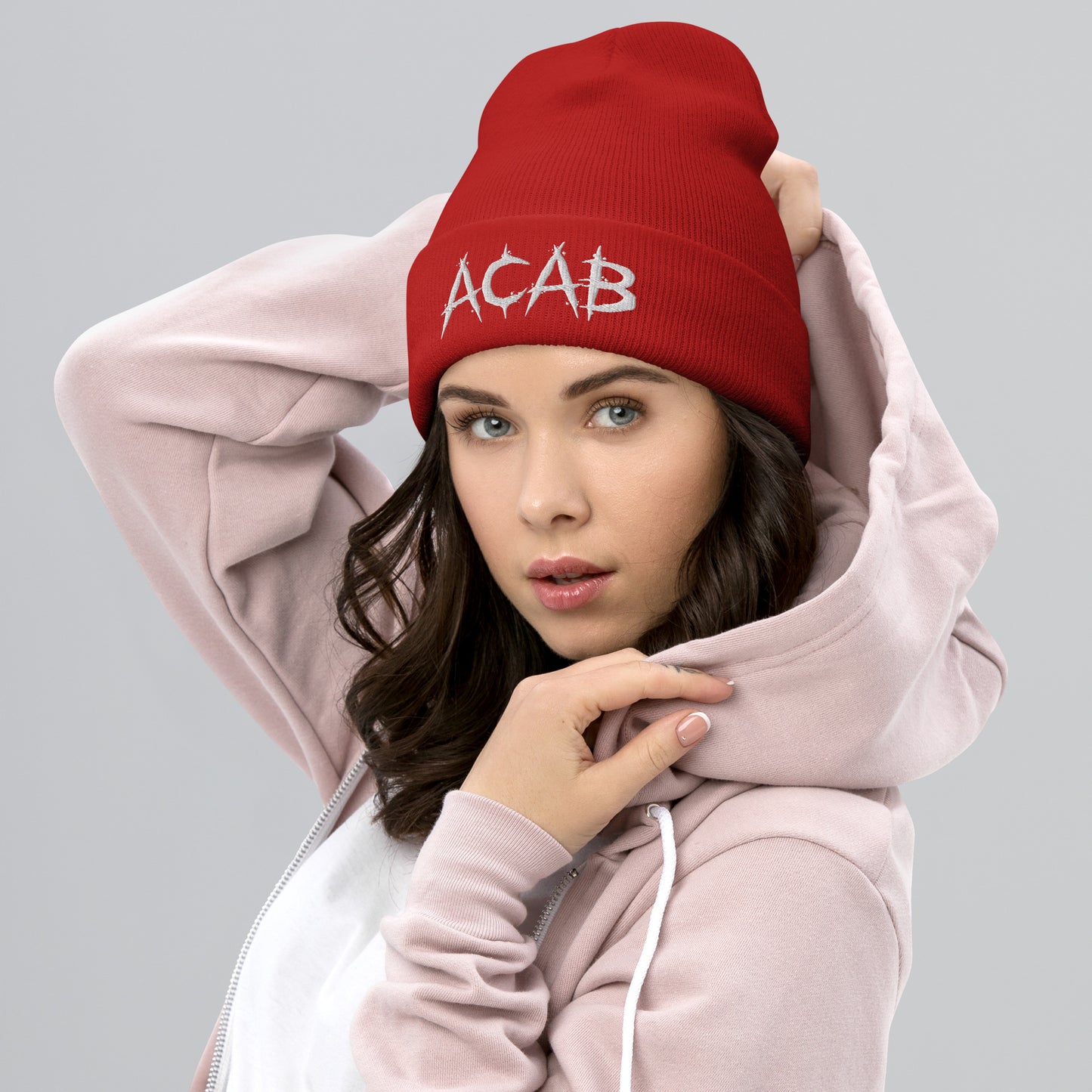 ACAB (White) Beanie