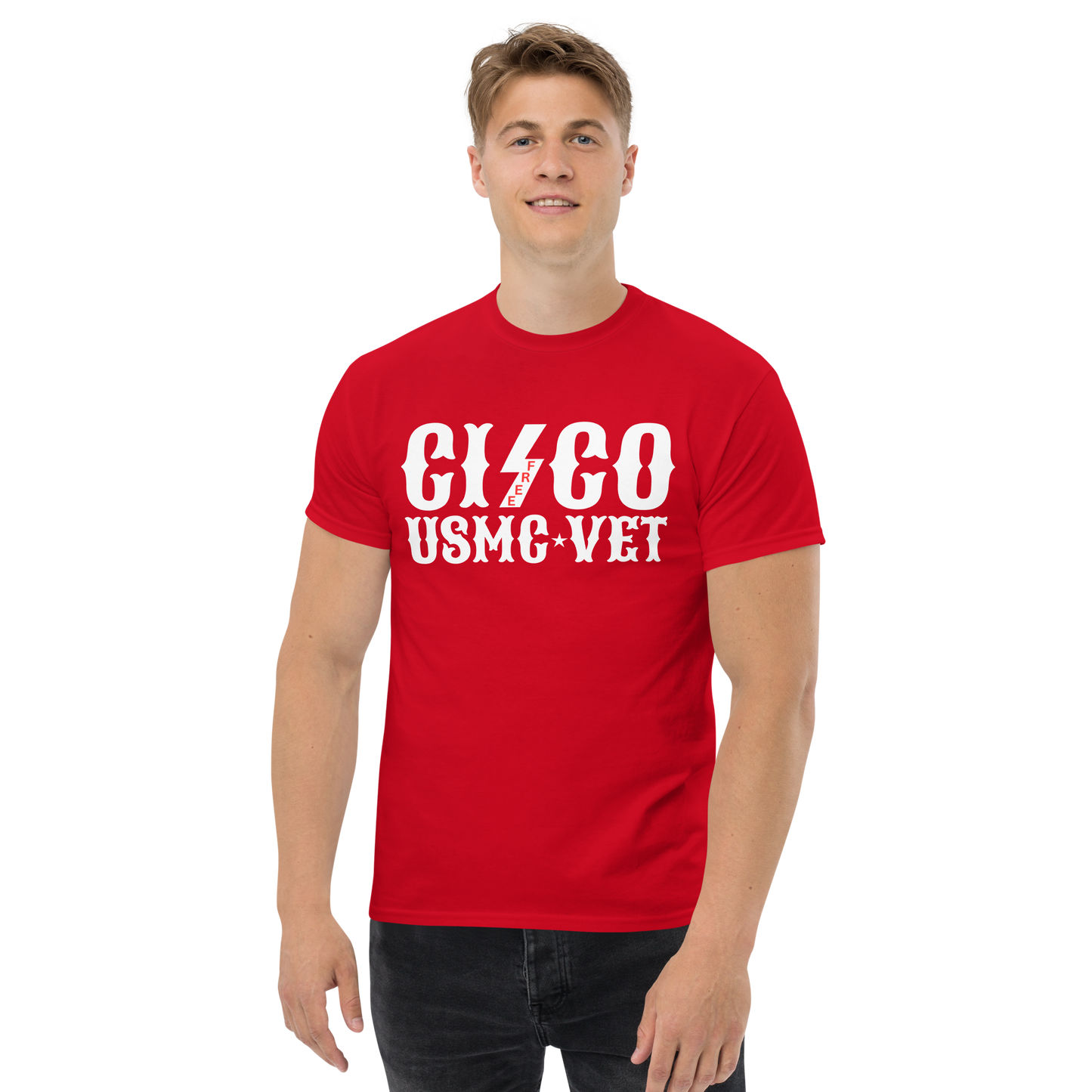 Free Cisco USMC VET Red/White