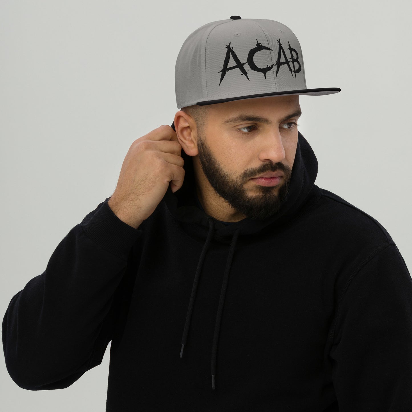 ACAB Black Snapback Hat