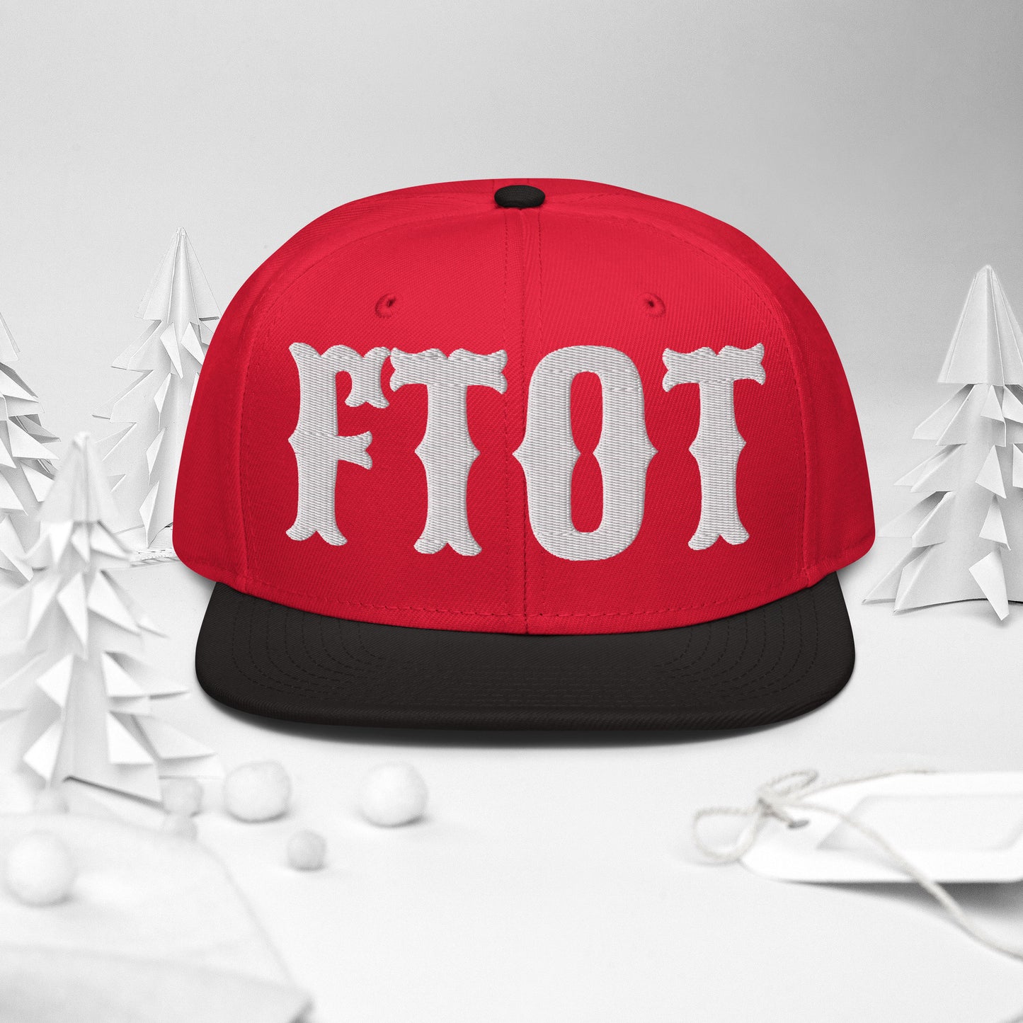 FTOT White Snapback Hat