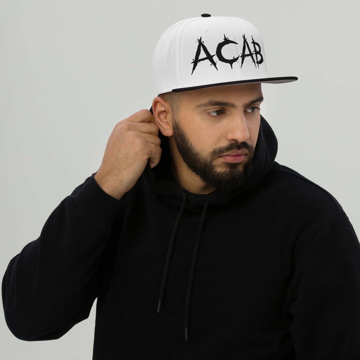 ACAB Black Snapback Hat