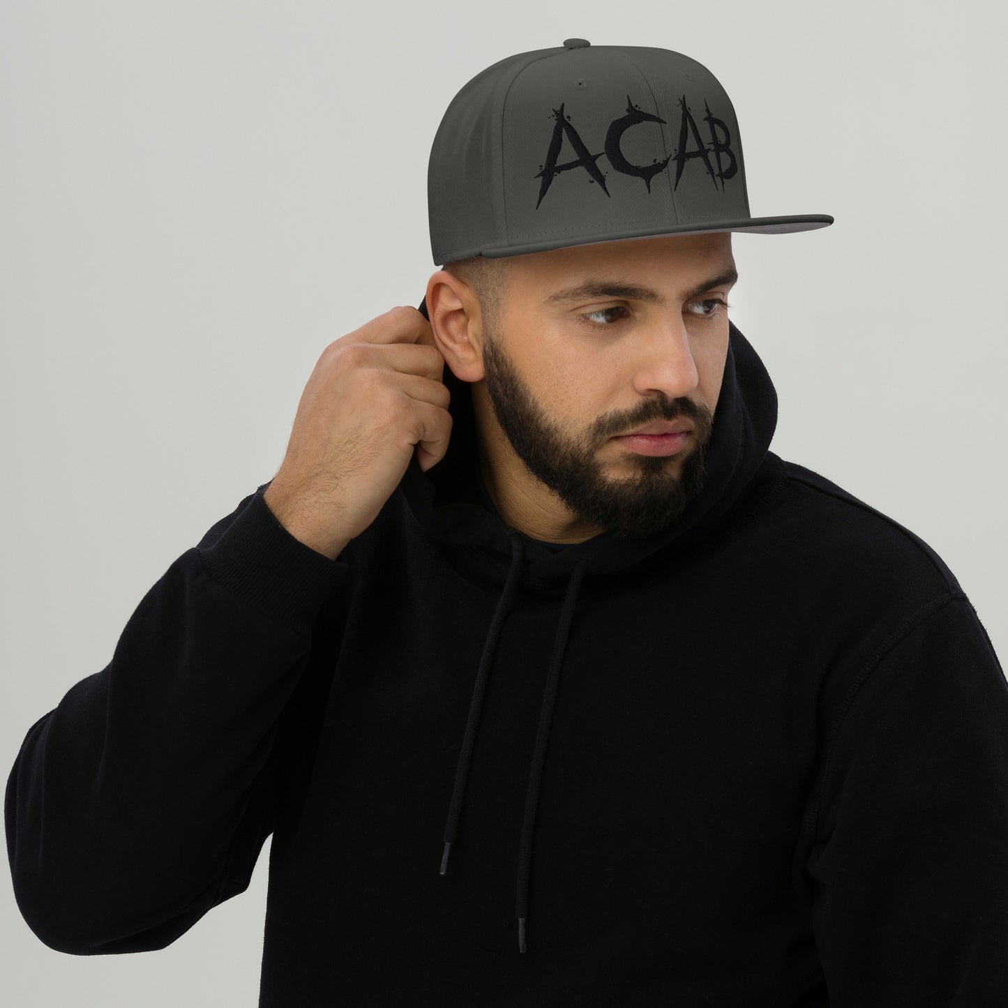 ACAB Black Snapback Hat