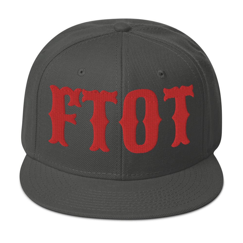 FTOT Red Snapback Hat