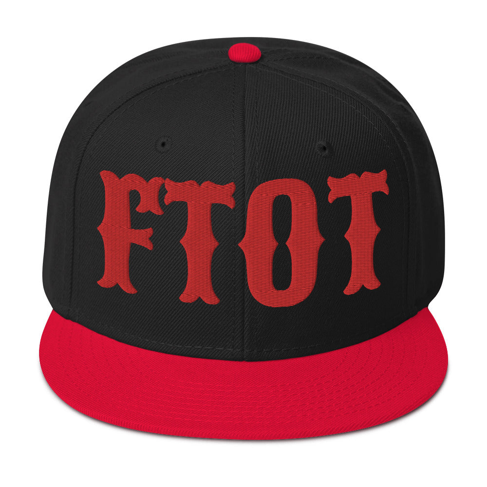 FTOT Red Snapback Hat