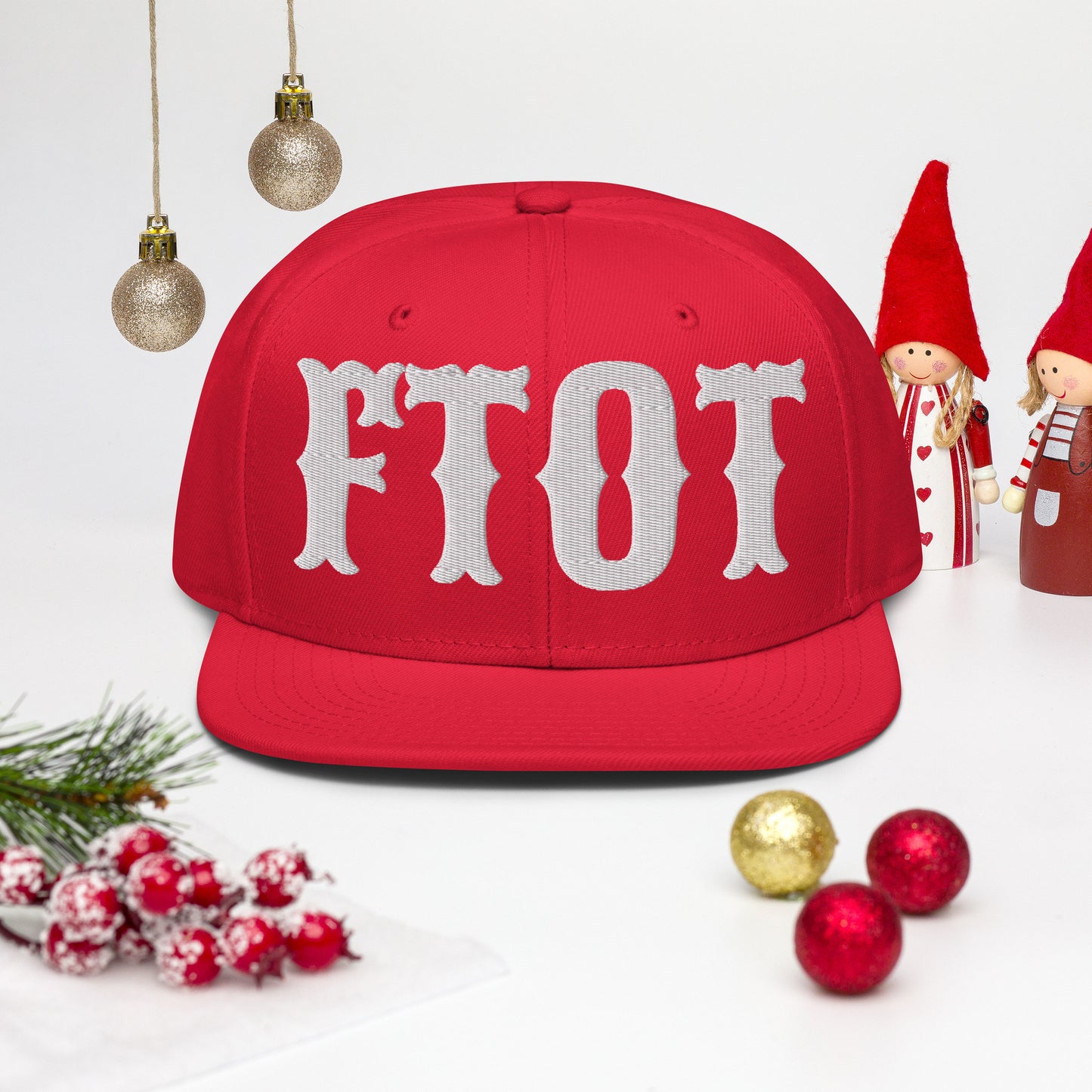 FTOT White Snapback Hat