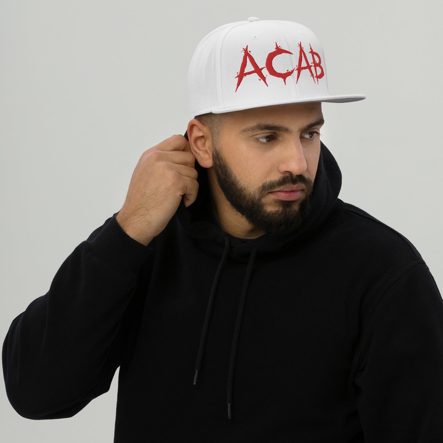 ACAB Red Snapback Hat