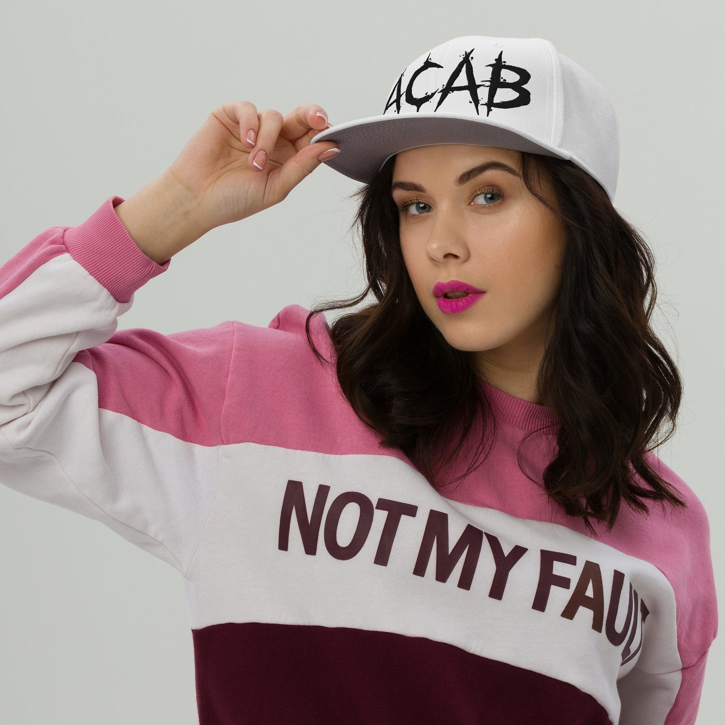 ACAB Black Snapback Hat